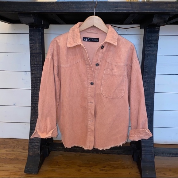 Zara Tops - Zara Corduroy Over Shirt Shacket